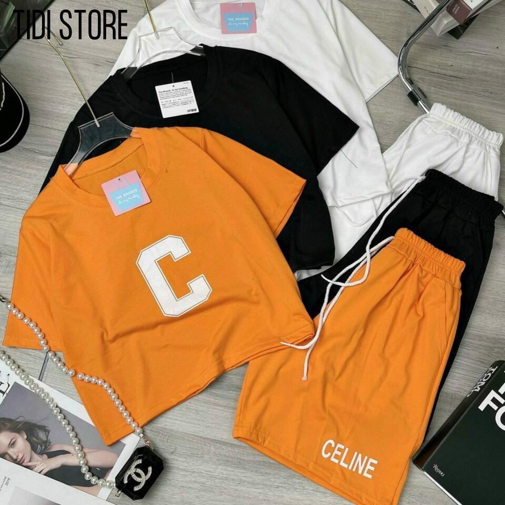 Bộ quần áo nữ mặc nhà thun cotton thoáng mát mùa hè thấm hút tốt BT02