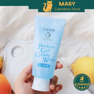 Sữa Rửa Mặt Senka Perfect Gel Gentle Wash Dưỡng Ẩm Dịu Nhẹ 100g