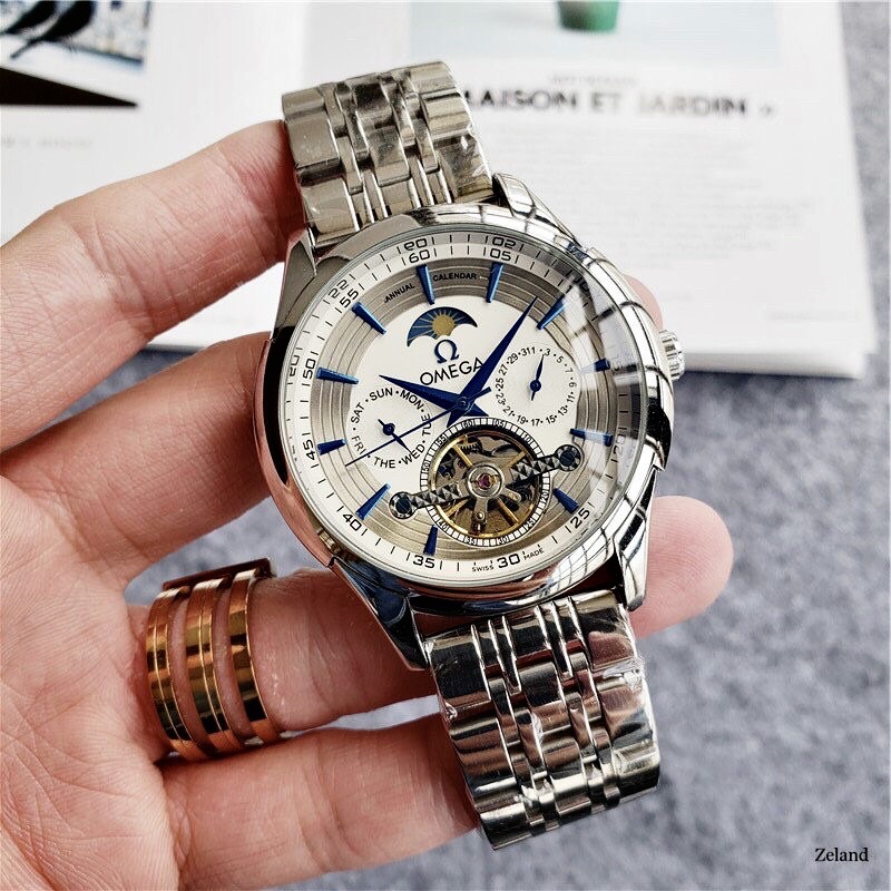 Đồng Hồ Nam OMG Size 41mm Máy Cơ Automatic Hàng Chuẩn Cao Cấp - Bảo Hành 24 Tháng | BigBuy360 - bigbuy360.vn