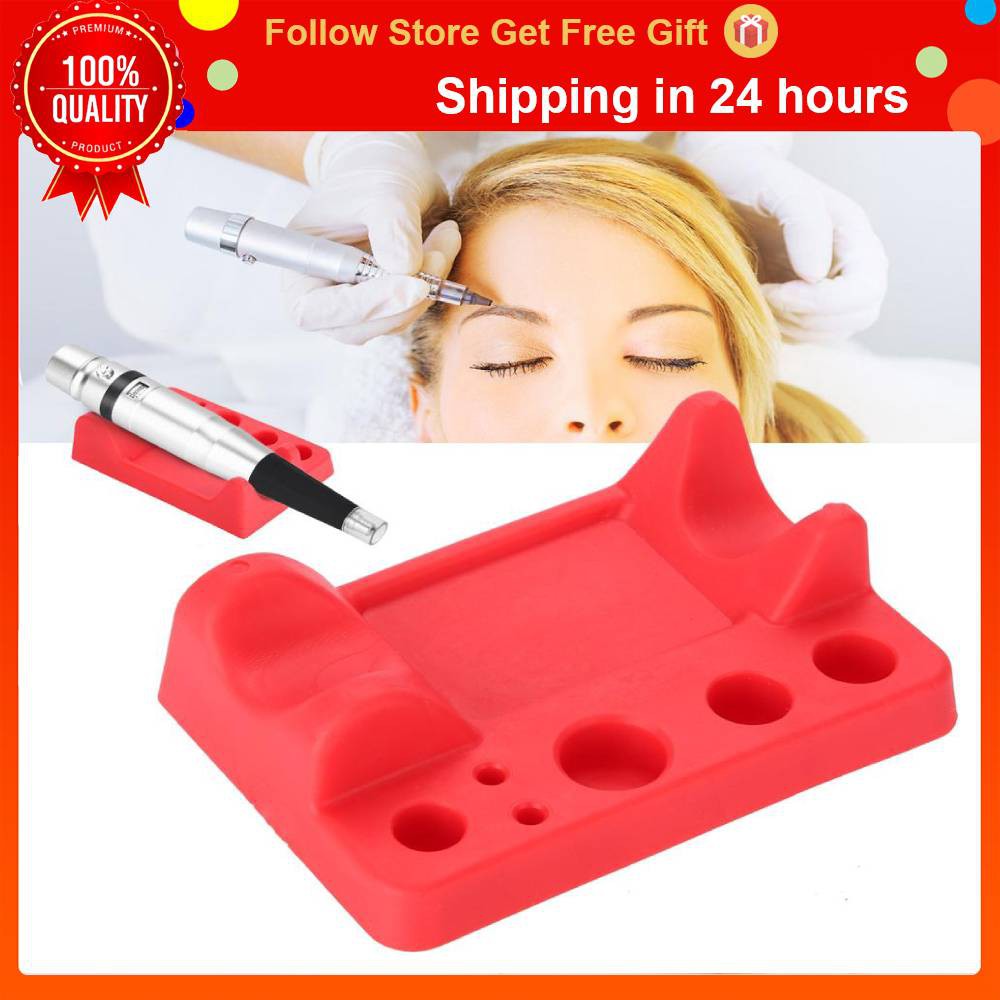 Giá đựng bút / cốc mực xăm hình bằng silicon tiện dụng