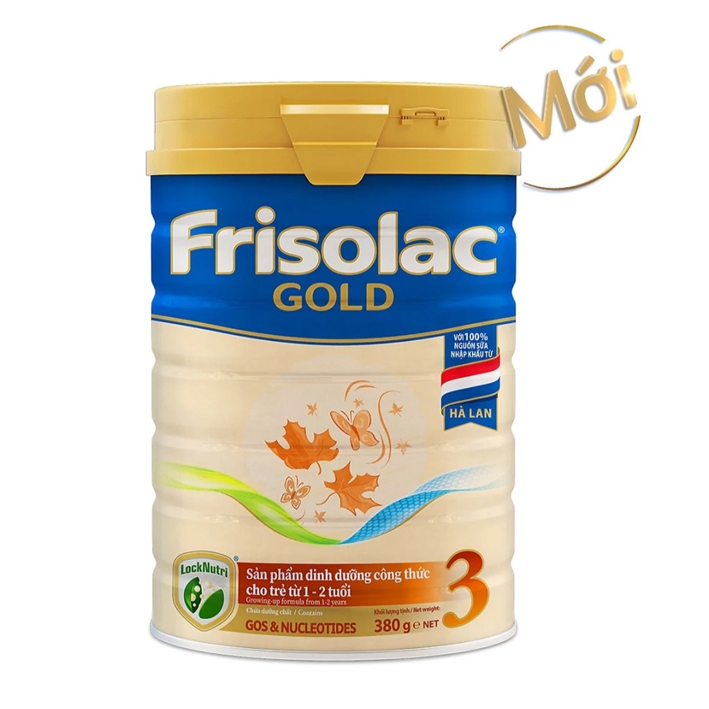 (Mẫu mới) Sữa bột Frisolac Gold 3 850g