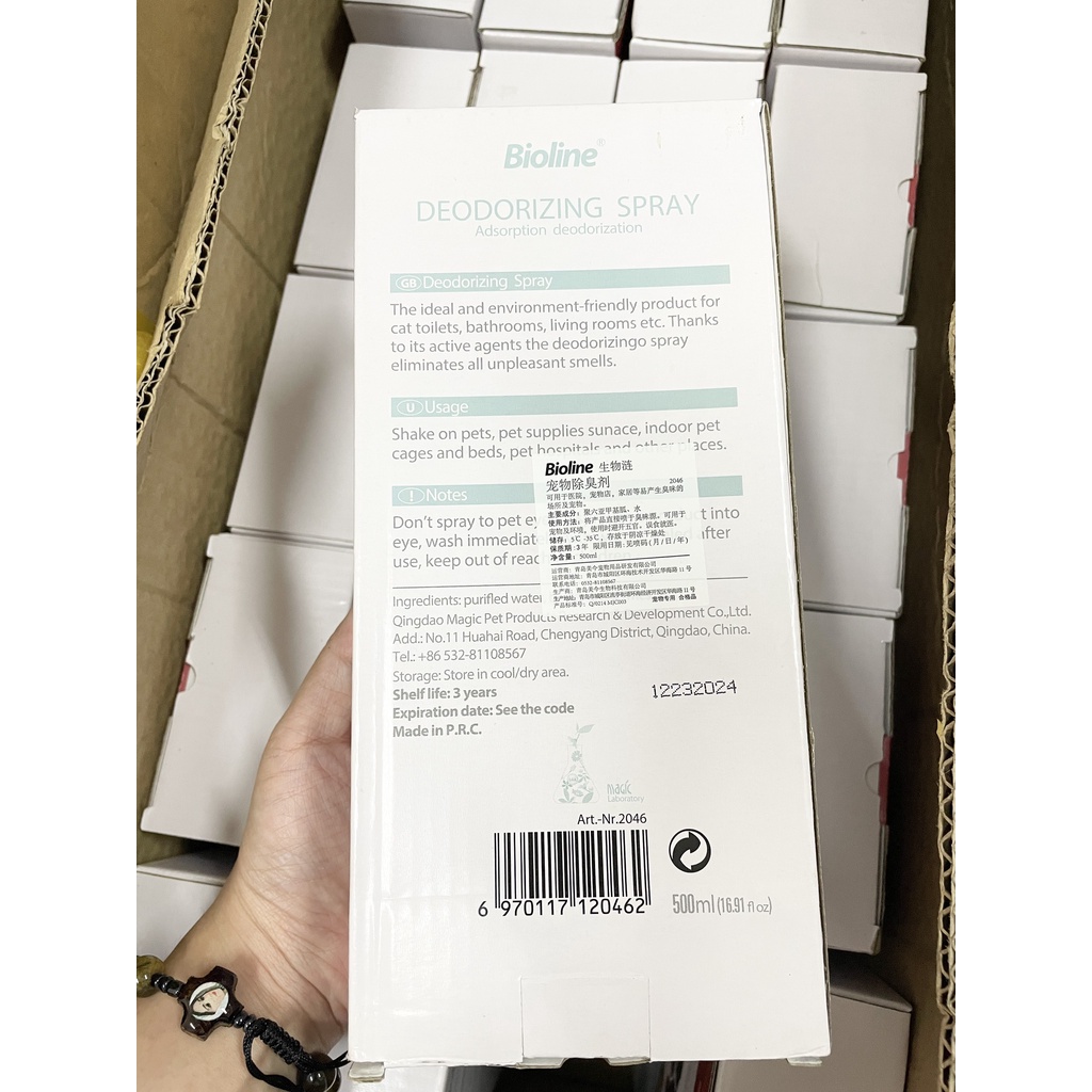 Xịt chuồng trại - Xịt Khử Mùi Cát- Xịt khử mùi môi trường