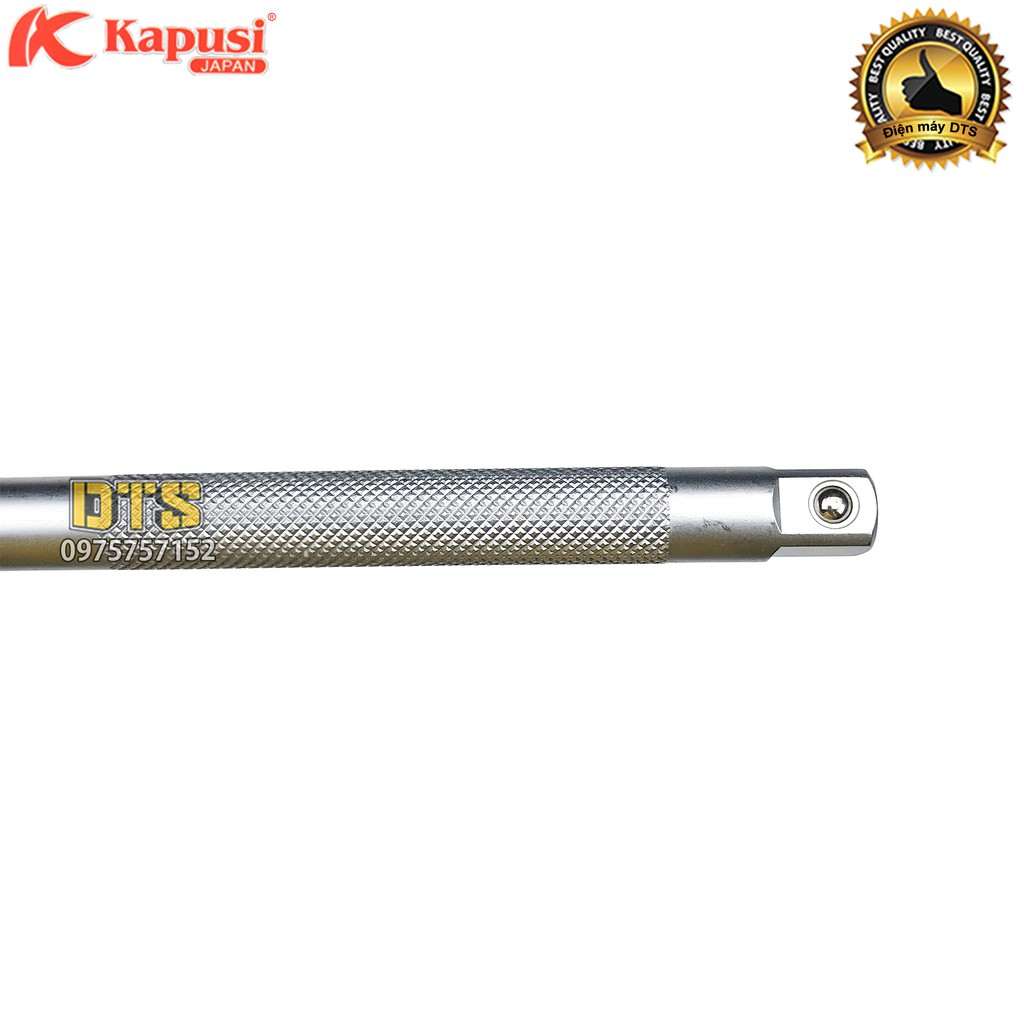 Cần siết chữ L Nhật Kapusi 1/2’’x10’’ 250mm, tay siết lực cong dạng chữ L vặn đầu tuýp, đầu khẩu