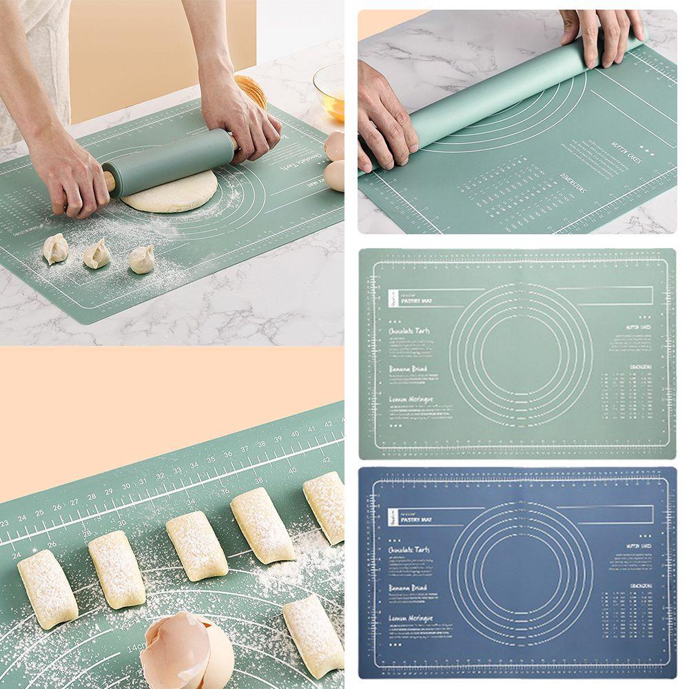 CONOPERY Thảm Nhào Bột Làm Bánh Tiện Dụng|Dụng Cụ Bắt Bông Kem Có Thang Đo Tiện Lợi