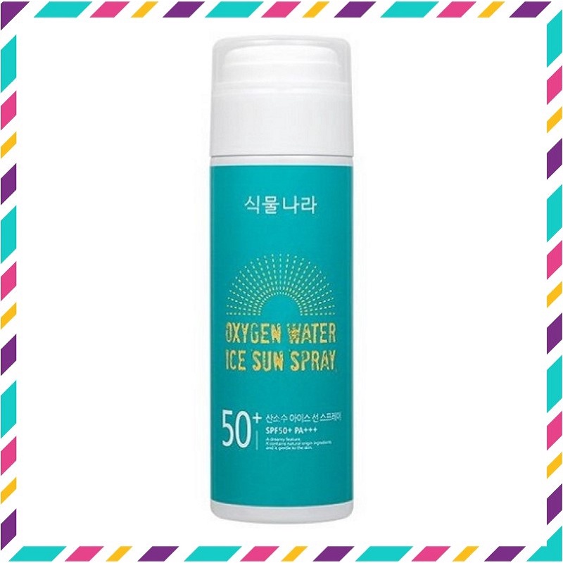 [ Chính Hãng ] Kem Chống Nắng Dạng Xịt Oxygen Water Ice Sun Spray Hàn Quốc, Lọ 150ml, Giúp Làm Dịu Da, Ngừa Tia Cực Tím