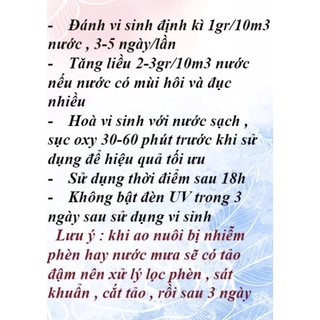 Vi sinh làm trong nước BZT