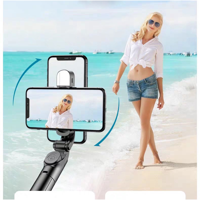 Gậy chụp ảnh 3 chân có đèn led trợ sáng XT-13 Gậy tự sướng selfie chụp hình bluetooth điều khiển từ xa xoay nhiều góc độ