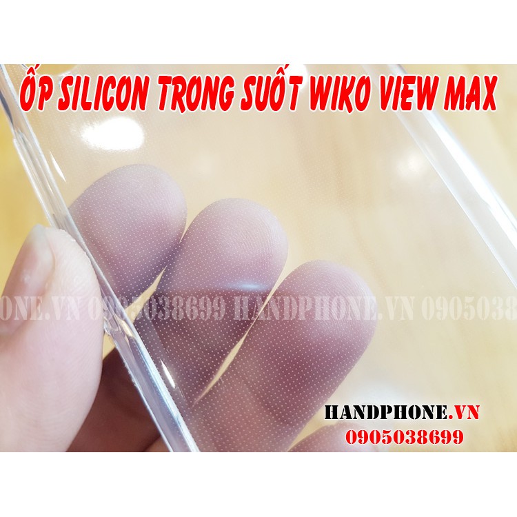 Ốp lưng Silicon TPU cho điện thoại Wiko View Max màu đen