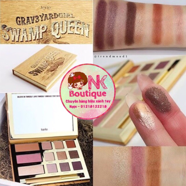 Bảng Phấn Mắt Đa Năng Tarte Swamp Queen Eye & Cheek Palette