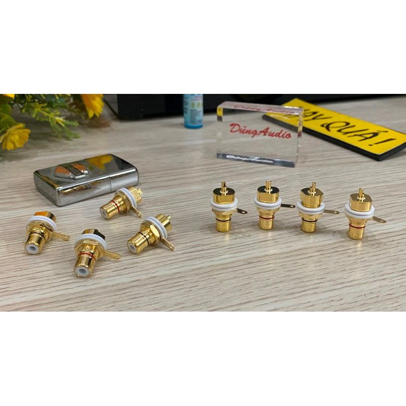 Đầu cắm - Jack cắm RCA Connector - Jack cái - Female Chassis Socket