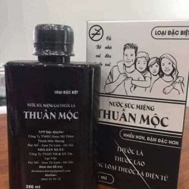 Nước súc miệng cai thuốc lá