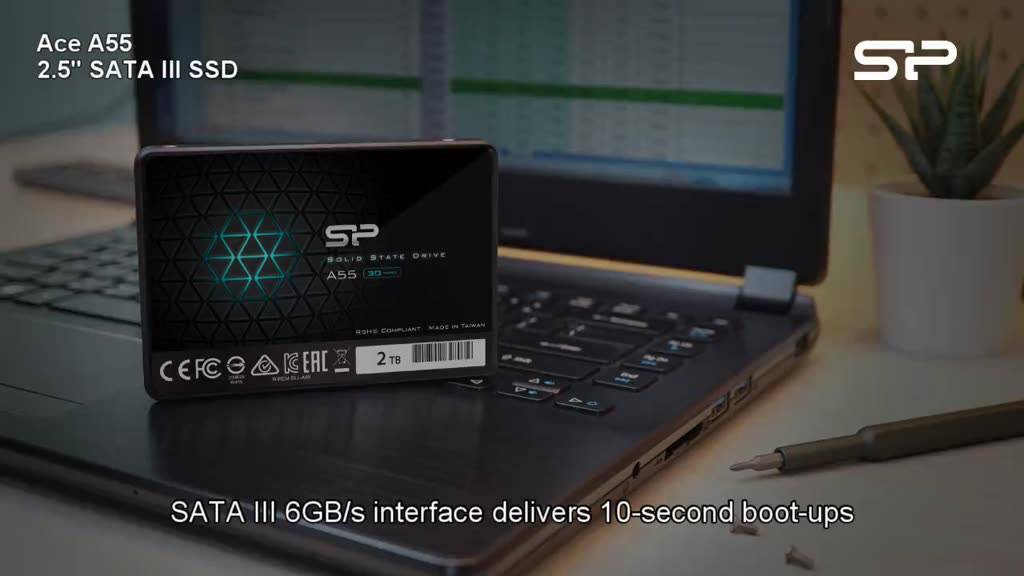 Ổ cứng SSD Silicon Power 128GB/256GB/512GB SATA 3 2.5" A55 | Bảo hành 36 Tháng | BigBuy360 - bigbuy360.vn