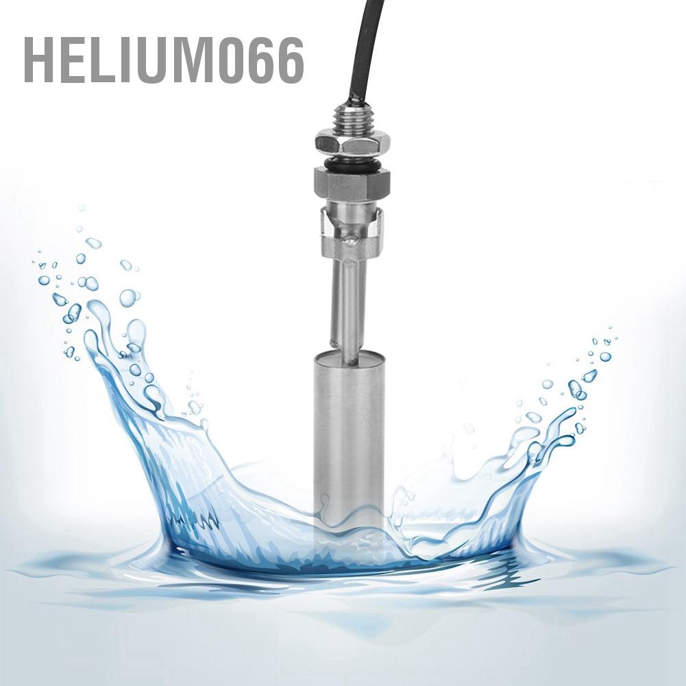 Mức / Công tắc mức nước Công tắc cảm biến nổi mức nước lỏng 304 Thép không gỉ 10mm Chủ đề nam DC0-110V Helium066