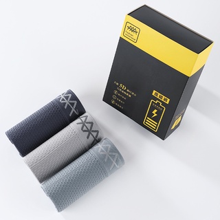 Combo 3 quần lót nam Boxer Free size, Quần lót nam cotton Free size