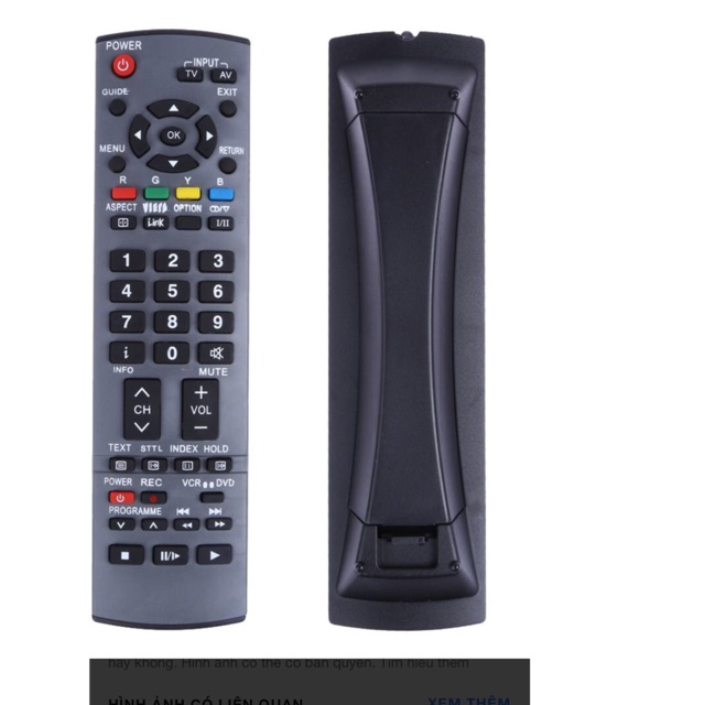 Điều khiển tivi panasonic platma
