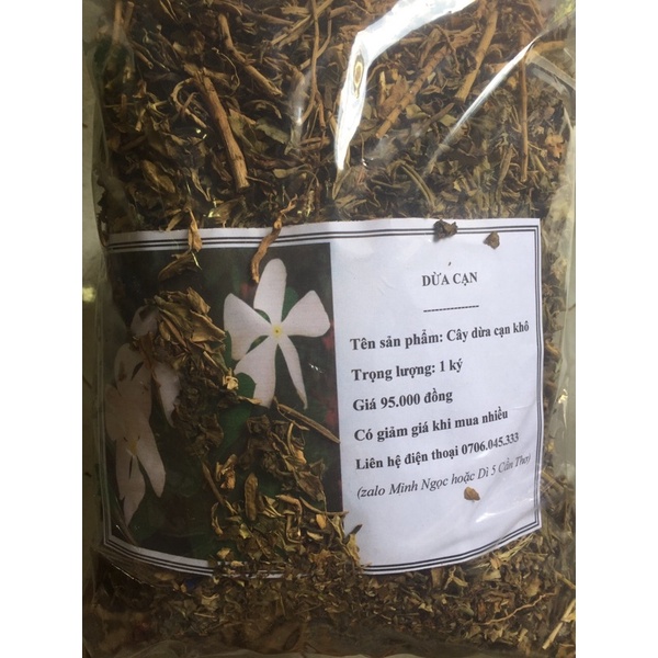 Cây dua can - rau dua kieng phơi khô 3 ký