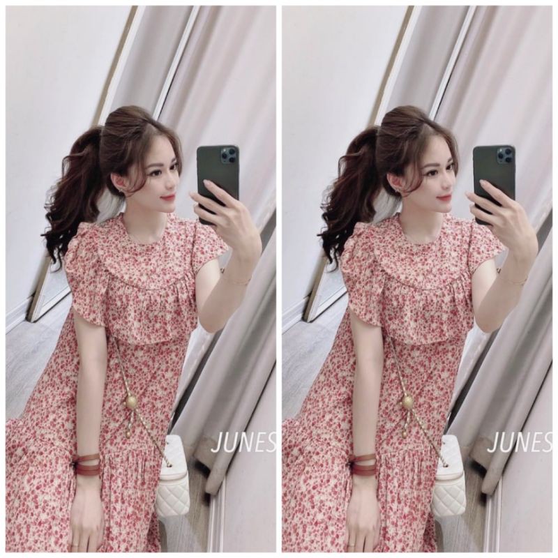 Váy hoa nhí dáng maxi,đầm hoa nhí dáng maxi thời trang nữ cao cấp Mi Clothing | BigBuy360 - bigbuy360.vn