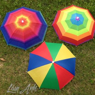 Ô Dù Trẻ Em Cầu Vòng 7 Màu