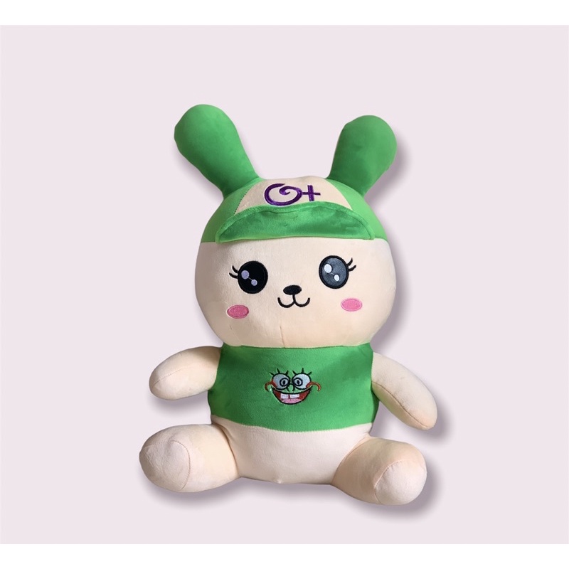 Gấu bông thỏ mũ đáng yêu cho bé mềm mại 55cm
