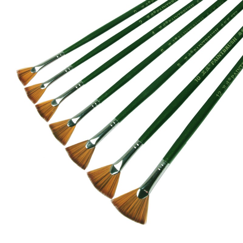 Set 6 cọ hình quạt