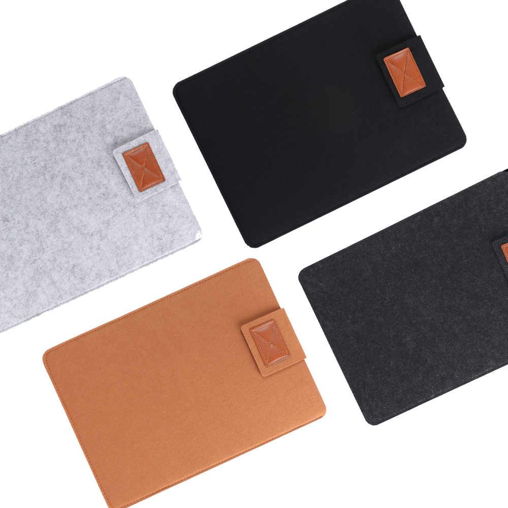 Túi đựng laptop bằng len nỉ siêu mỏng nhiều màu 11/13/15 inch