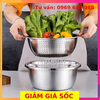 Rổ nạo 3 trong 1 inox