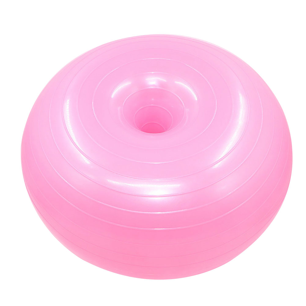 Bóng Bơm Hơi 50cm Hình Bánh Donut Hỗ Trợ Luyện Tập Yoga / Pilates