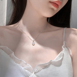 vòng cổ Mặt Đá Pha Lê Chalcedon Thời Trang Dành Cho Nữ