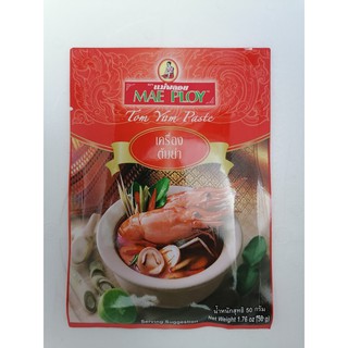 [Gói 50g] BỘT GIA VỊ TOM YUM [Thailand] MAE PLOY Tom yum Paste (halal)
