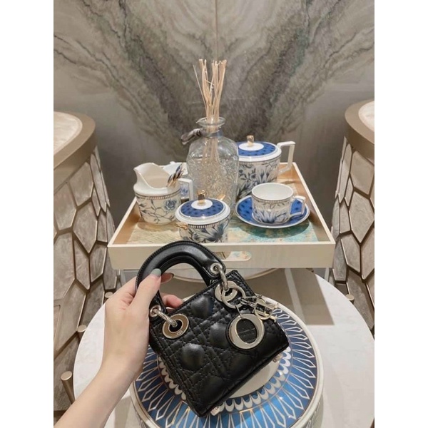 Túi Di.or Mini Fullbox Túi Vải Hãng Bản Chuẩn Hịn