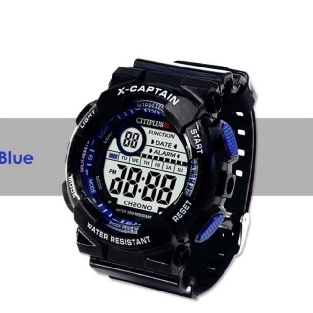 Đồng hồ unisex thể thao Sport Watch X-Captain Citiplus full chức năng chống nước chống xước tốt