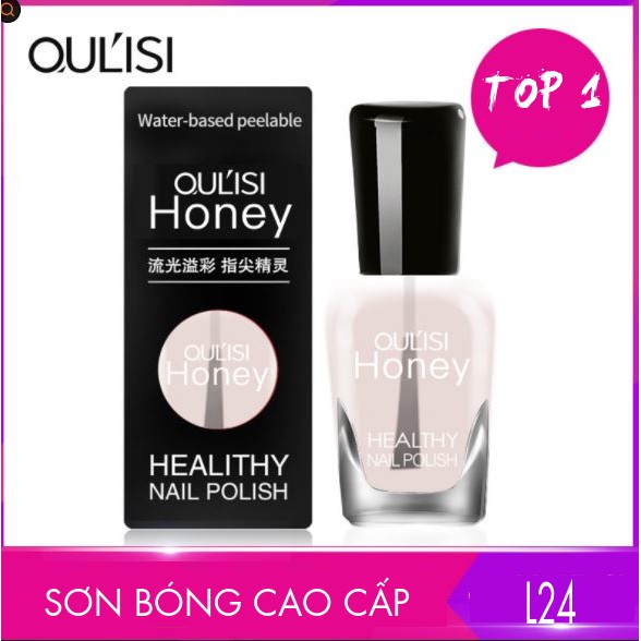 Sơn Móng Tay Cao Cấp HONEY (Sơn Dạng Lột) - Sơn Dưỡng Và Son Bóng Trong Suốt