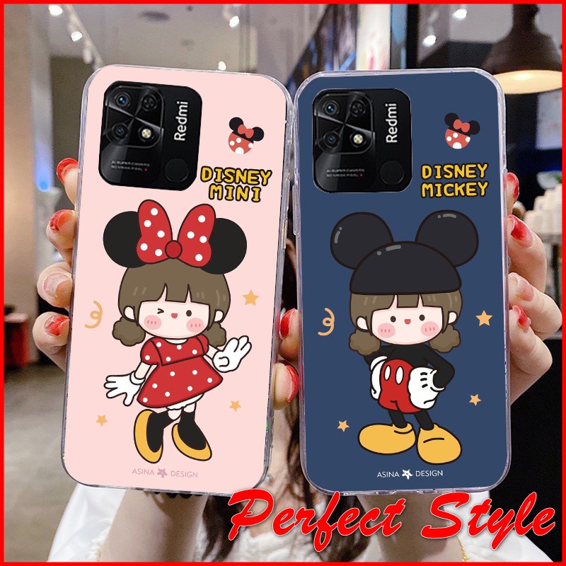 Ốp lưng Silicon disley Xiaomi Redmi 10C Redmi 10A Poco C40