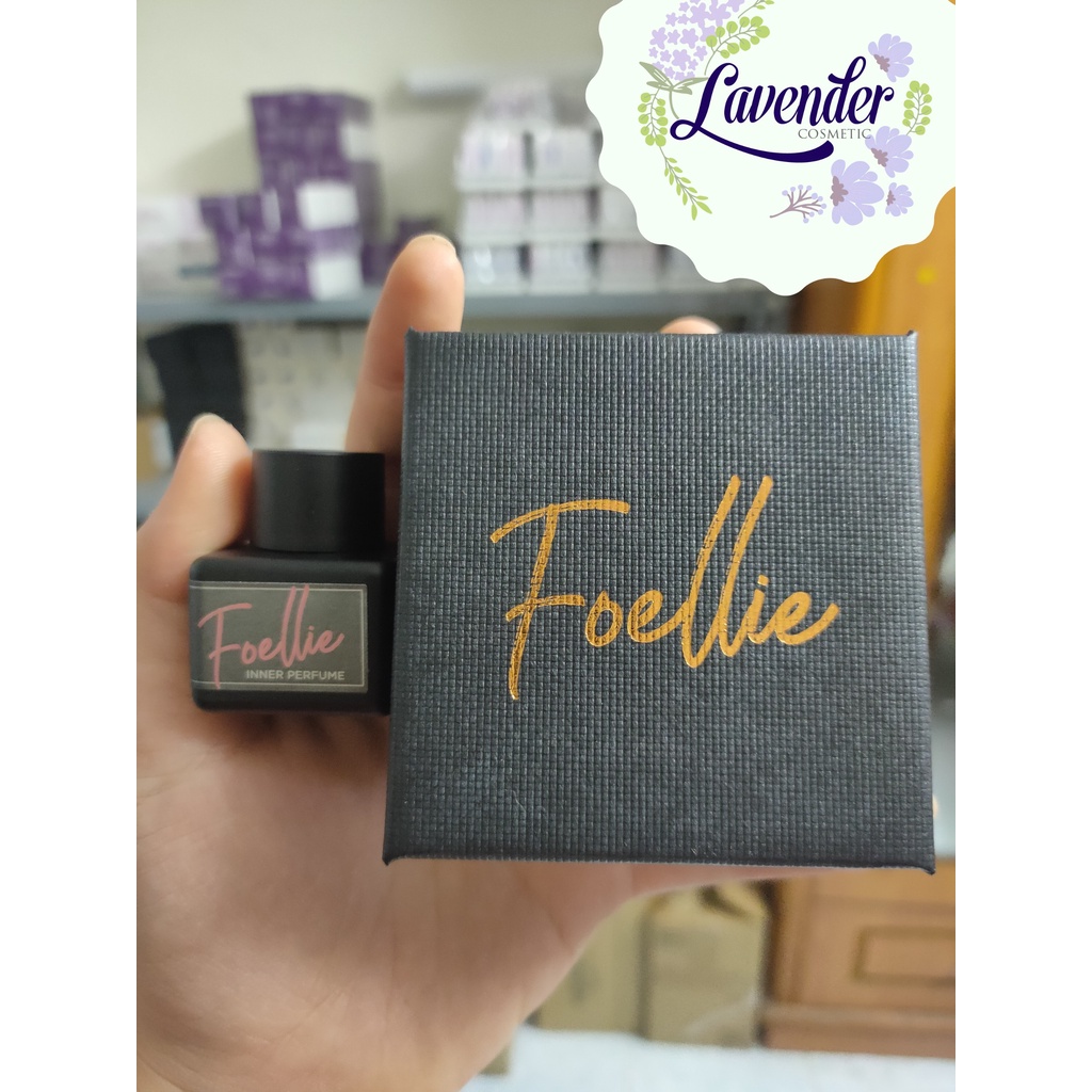 Nước hoa vùng kín Foellie Eau De Innerb Perfume 5ml - Bijou (chai đen)