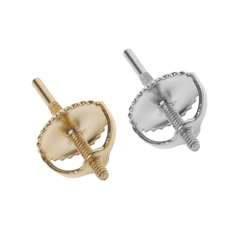 Set 4 Đôi Bông Tai Mạ Bạc 925 Gắn Đinh Tán An Toàn Tiện Dụng