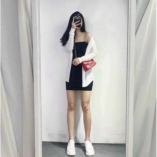 ĐẦM BODY ĐEN 2 DÂY