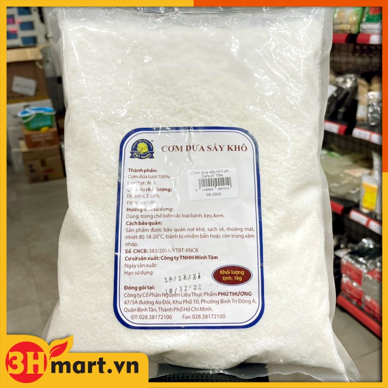 Cơm dừa sấy khô Phú Thương 1kg