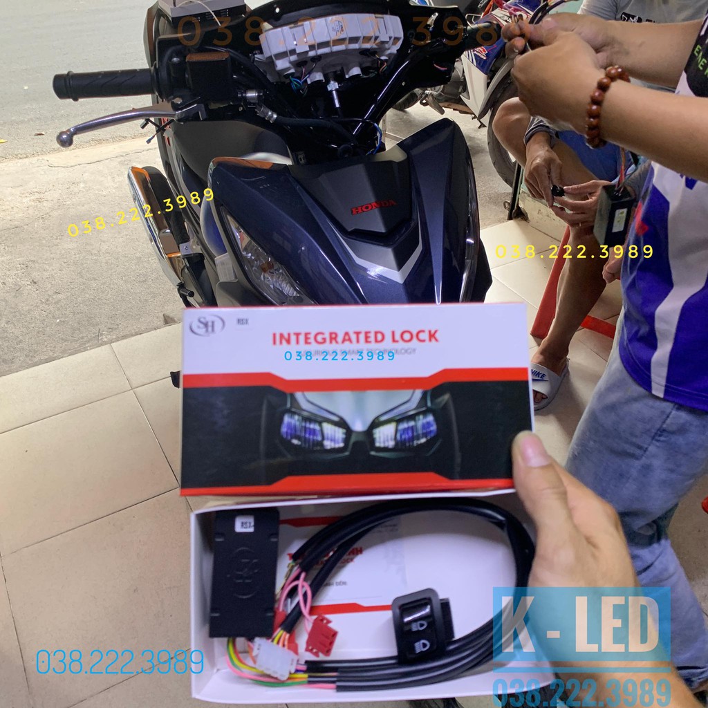 Mạch Passing 3s Kiêm Bật Tắt Đèn Chính Xe Wave Rsx Đời Mới - INTEGRAPTED LOCK