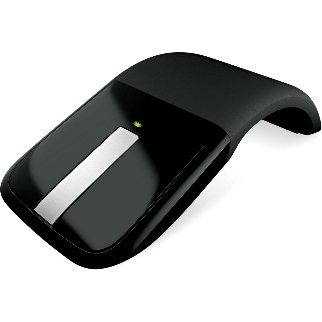 Chuột không dây Microsoft Arc Touch Wireless BlueTrack Mouse Black RVF-00001 Chính Hãng