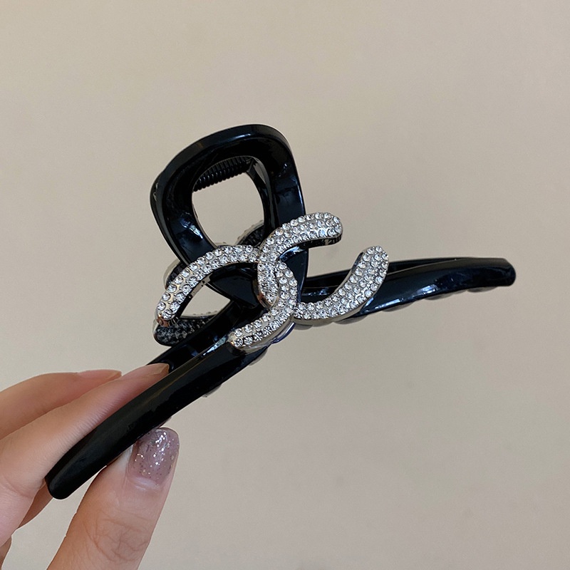 Kẹp Tóc Hình Cá Mập Đính Kim Cương Giả Thời Trang 2022