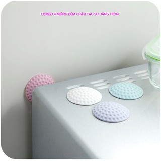 Combo 4 miếng đệm chặn cao su dáng tròn 2ae133