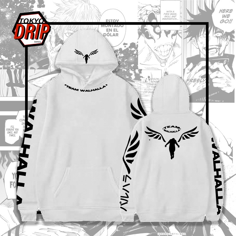 BST hoodie trắng in hình tokyo revengers Team vahala form áo rộng mặc thoải mái | BigBuy360 - bigbuy360.vn