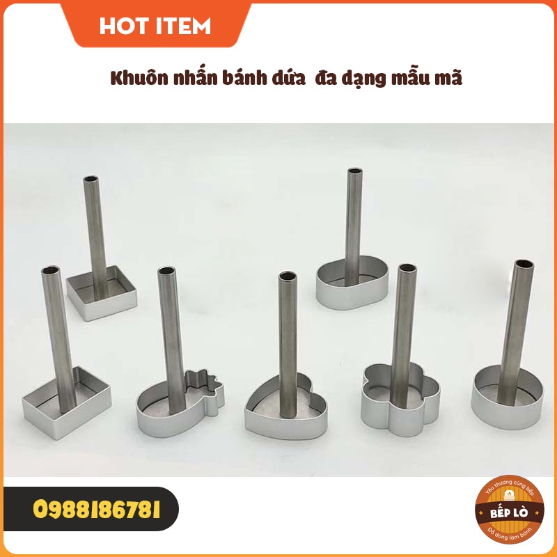 Dụng cụ làm bánh - Khuôn nhấn bánh dứa đa dạng mẫu mã giá rẻ