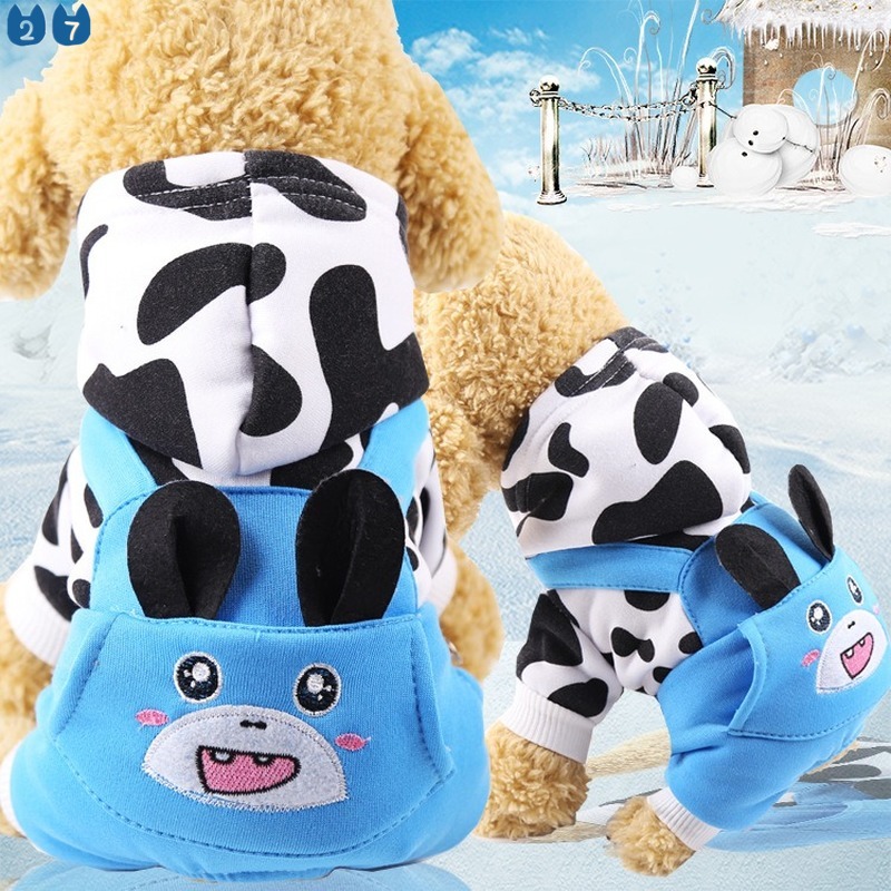 Áo Khoác Cotton Dày Dặn Giữ Ấm 27 Size XS-XXL Cho Thú Cưng