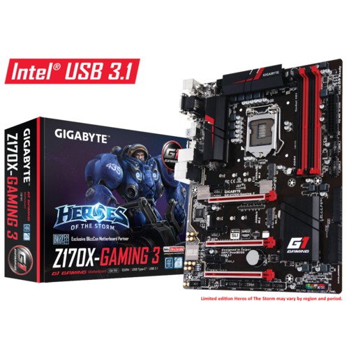 [Mã ELFLASH3 hoàn 10K xu đơn 20K] Chặn main GIGABYTE Z170X-GAMING 3 Z170X GAMING 3