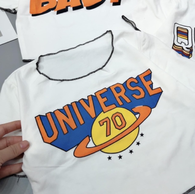 Áo croptop Mép Nhăn hình Baby ( kèm ảnh thật ) | BigBuy360 - bigbuy360.vn