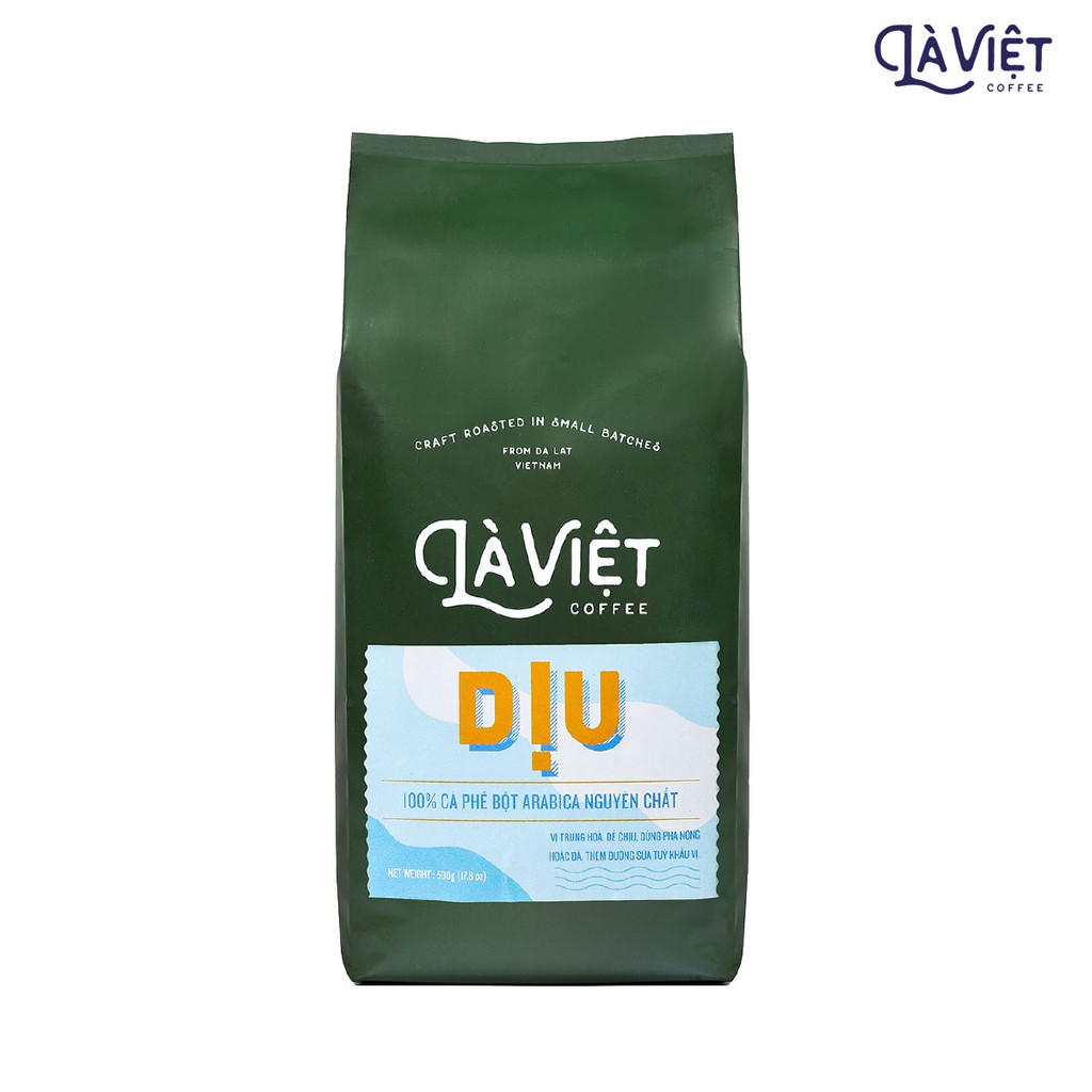 Cà Phê Bột LÀ VIỆT Dịu 100% Arabica 500g Vị Cân Bằng