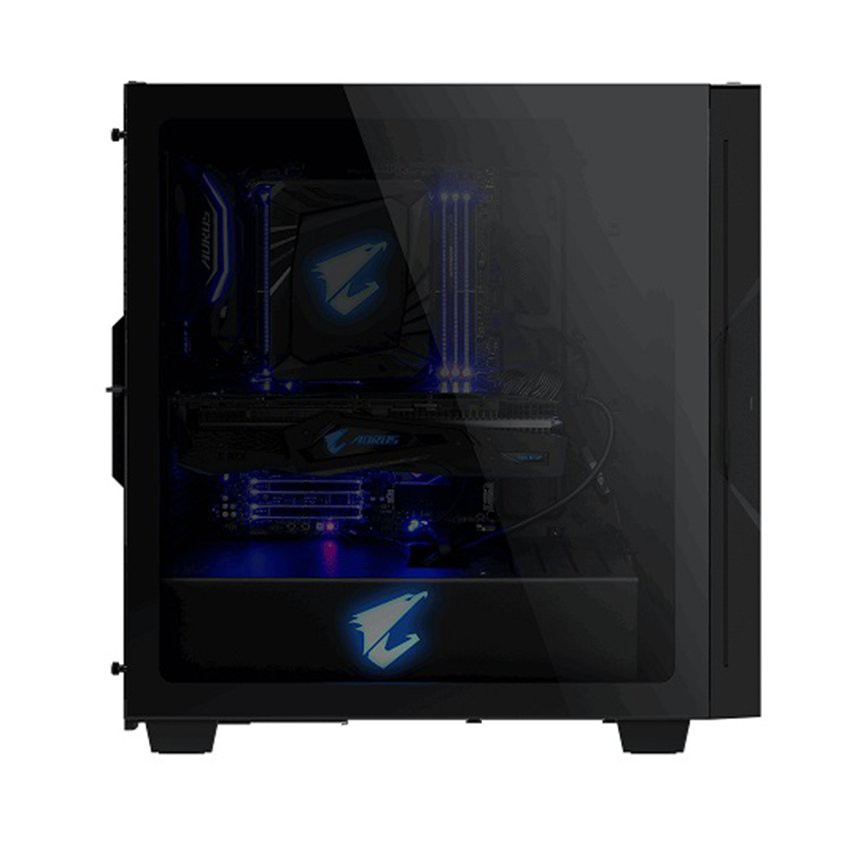 Vỏ Case Gigabyte GB-AC300G Tempered Glass Gaming  kèm fan