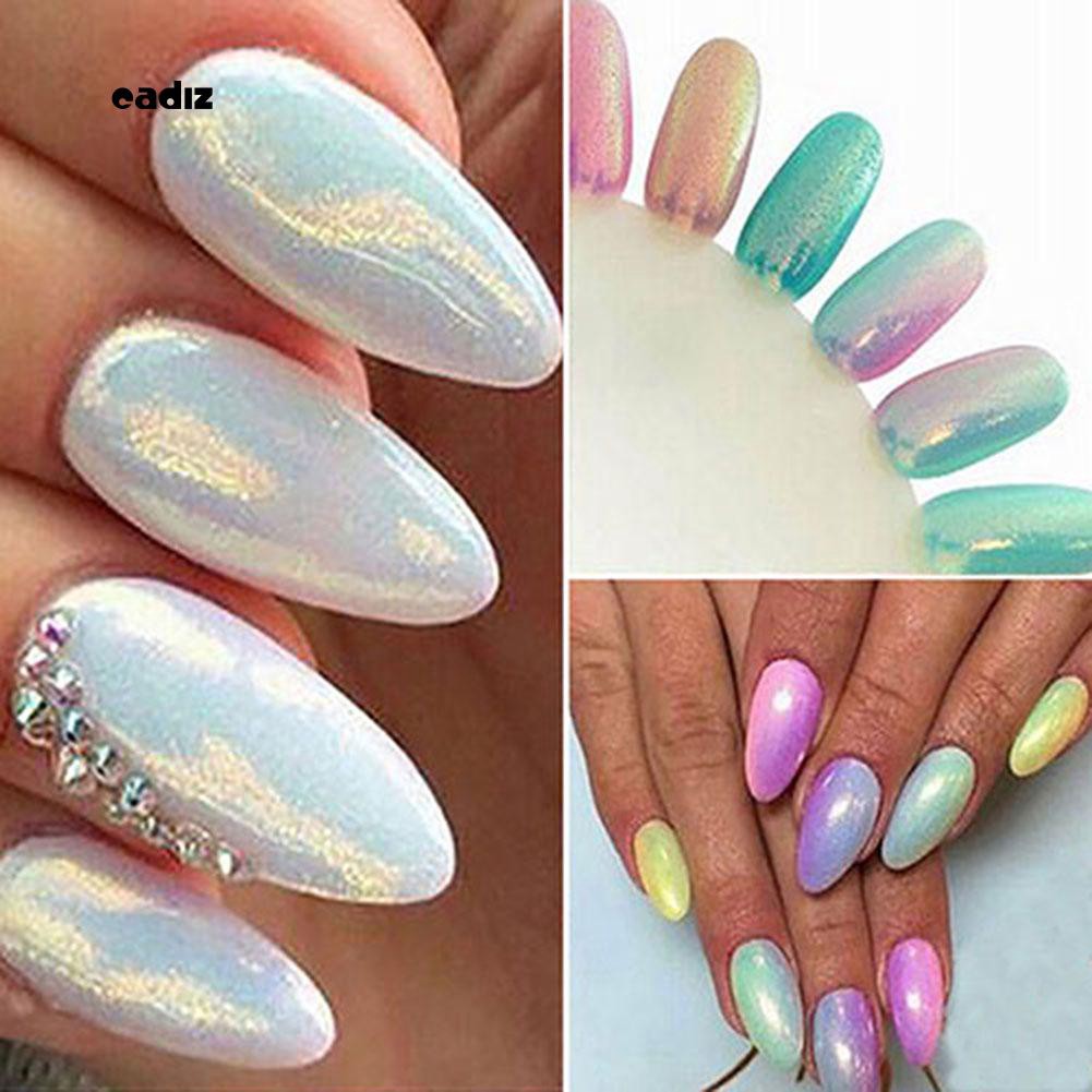 Gói bột nhũ long lanh tráng gương độc đáo cho trang trí móng tay 12g