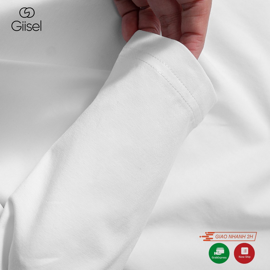 Áo thun dài tay giữ nhiệt nam cổ tròn - chất liệu cotton co giãn 4 chiều - 2 màu : Trắng - Đen - mã dính | BigBuy360 - bigbuy360.vn